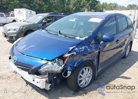 2013 Toyota Prius V Three из США, поврежденный, VIN JTDZN3EUXD3227206